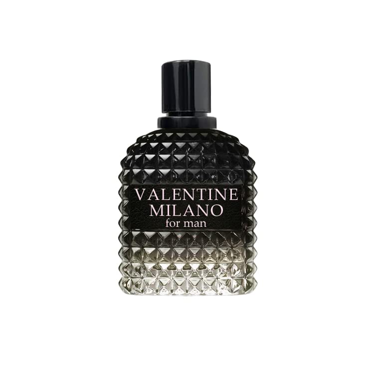 A CENTER Valentine Milano bottle front view, ideal for confident daily wear