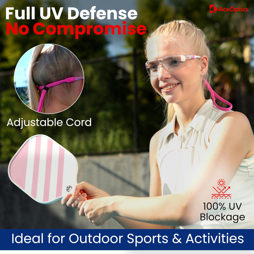 Aceoptics lightweight design supports all-day comfort at work or play.