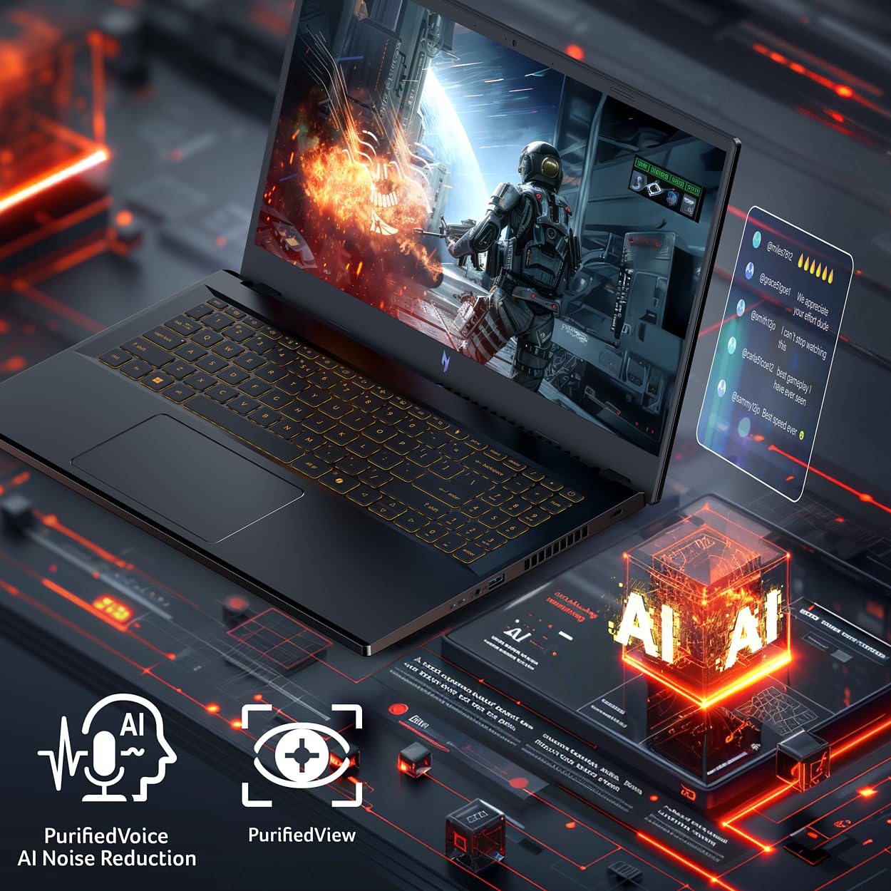 Acer Nitro V with Wi Fi 6 keeps online play steady