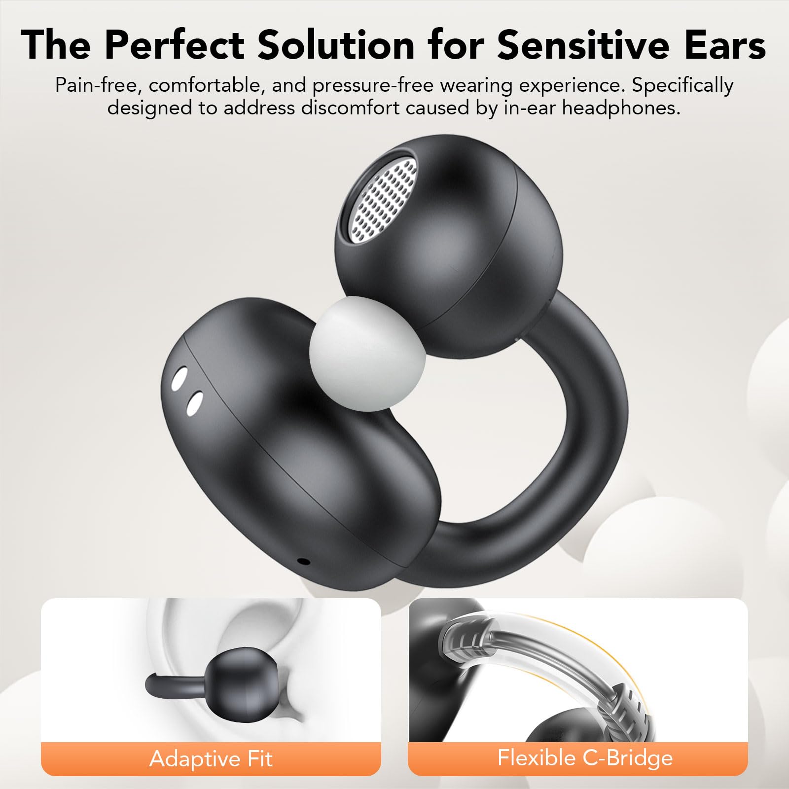 Achifine earbuds with noise-cancelling mic for crystal-clear calls in noisy environments.
