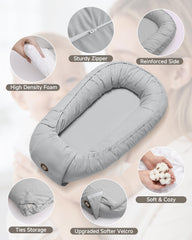ACIROC Lounger supports tummy time and play on safe surfaces.