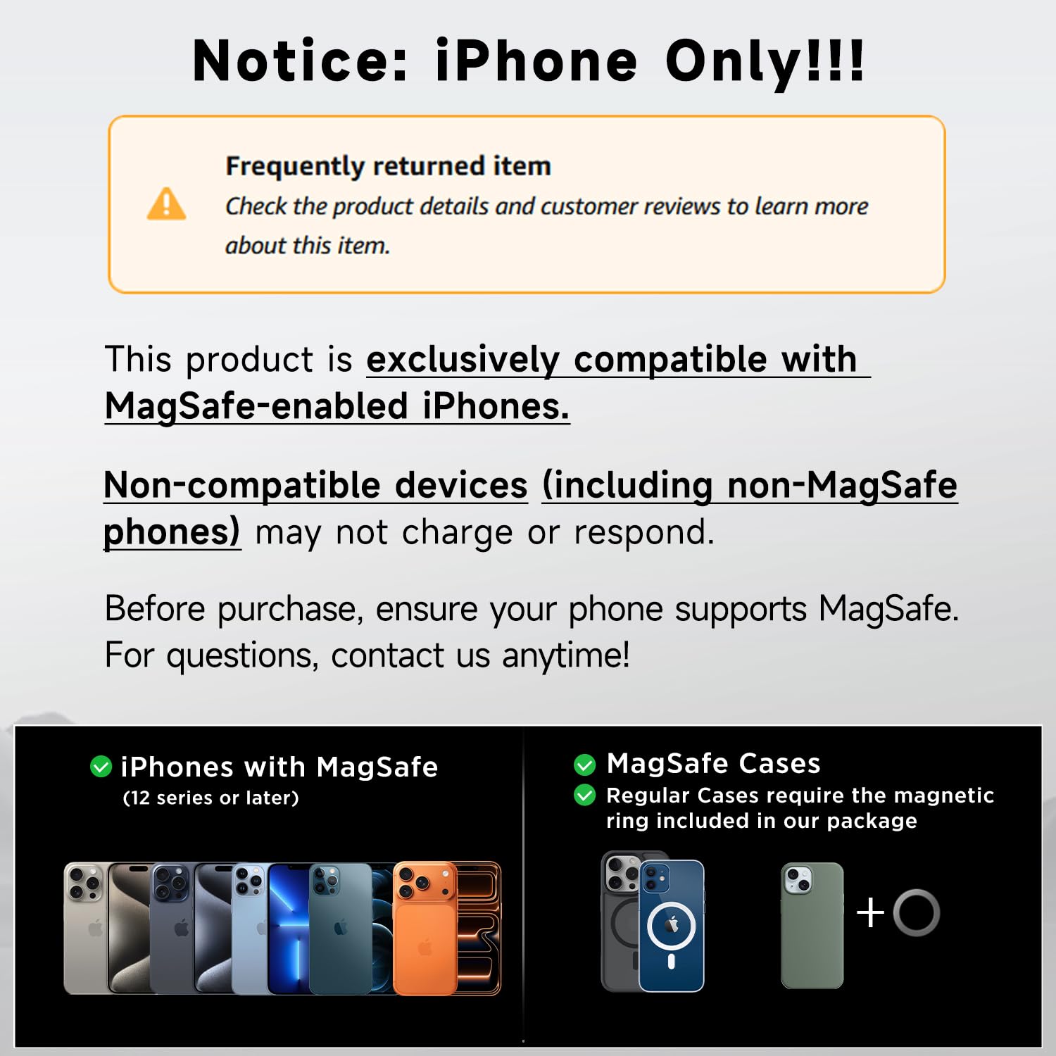 ACMEZING universal compatibility for MagSafe devices and more