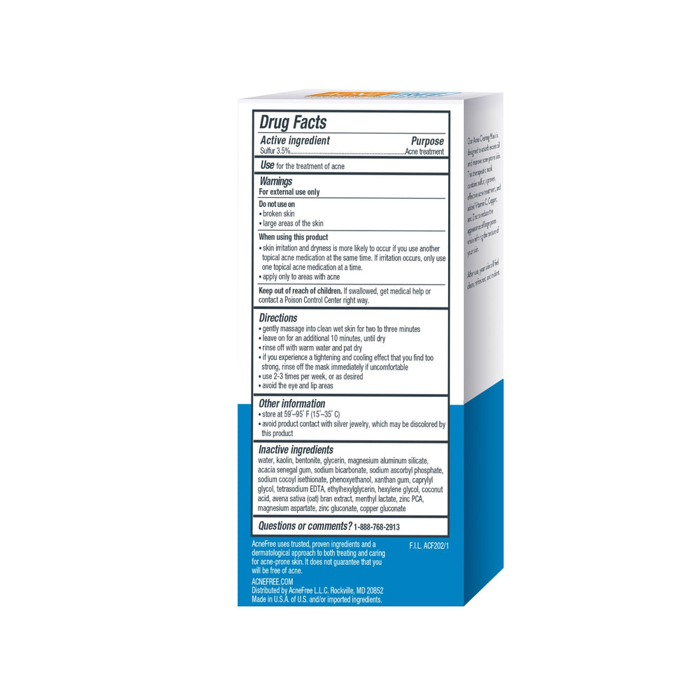AcneFree dermatologist-inspired care supports balanced hydration.