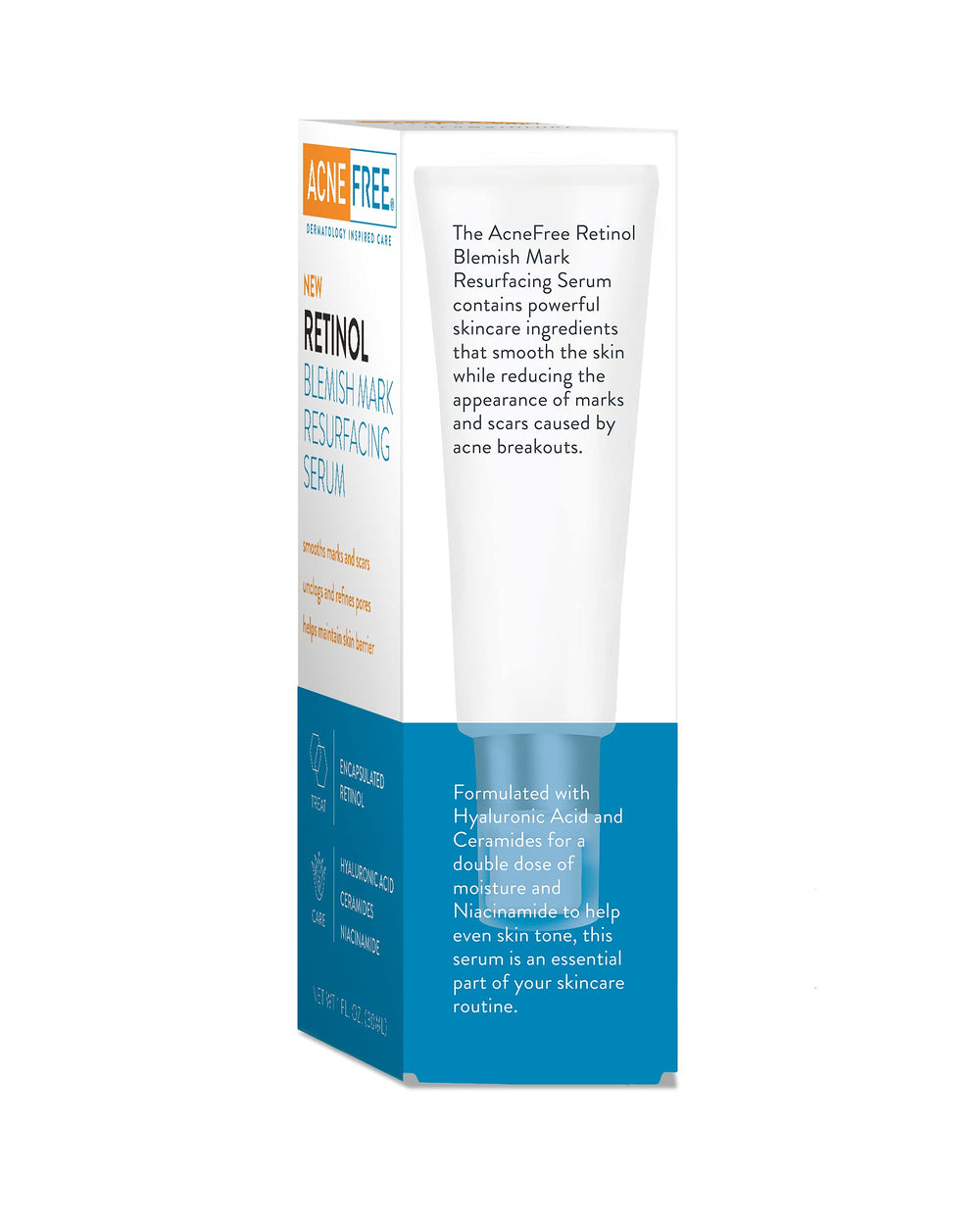 AcneFree detox mask close-up showcasing purifying, refreshing feel.