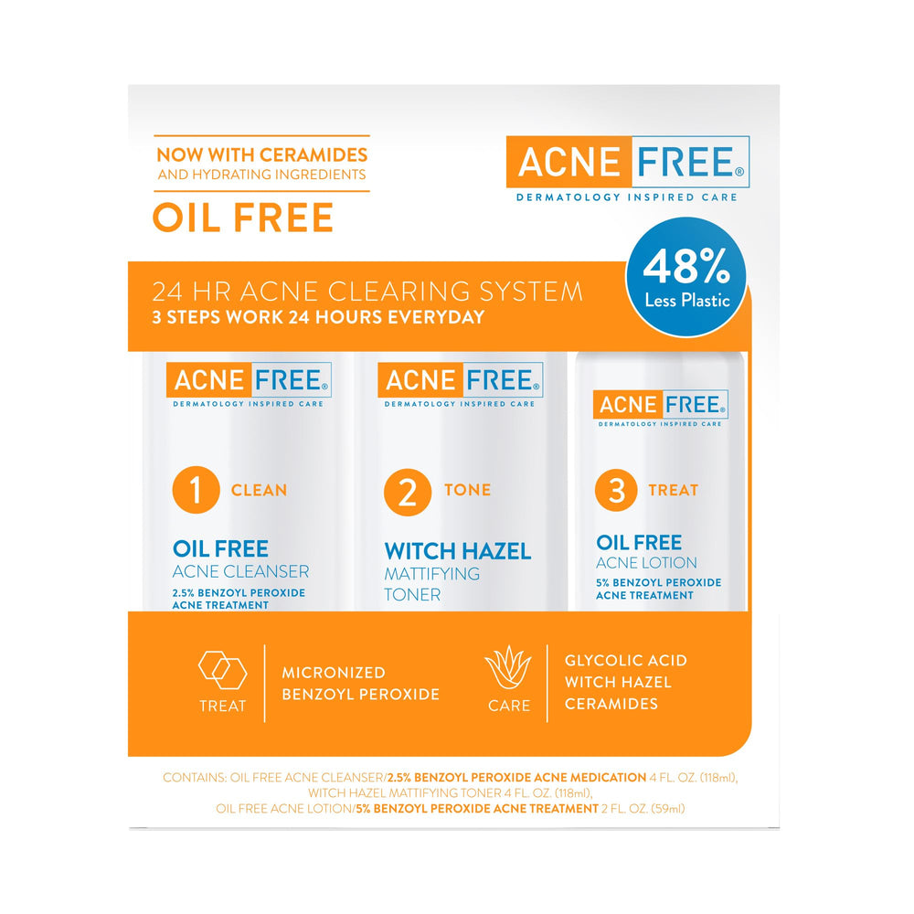 AcneFree Oil-Free Acne Cleanser for daily oil control and cleansing