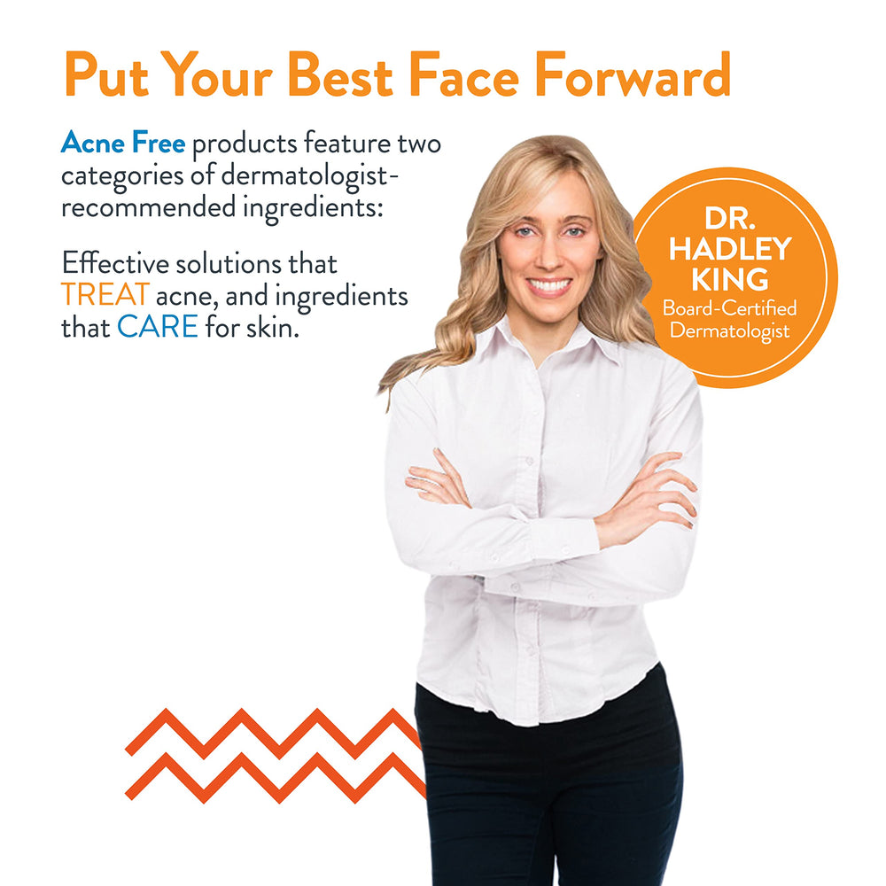 AcneFree treatment kits collection image suggests a complete routine.