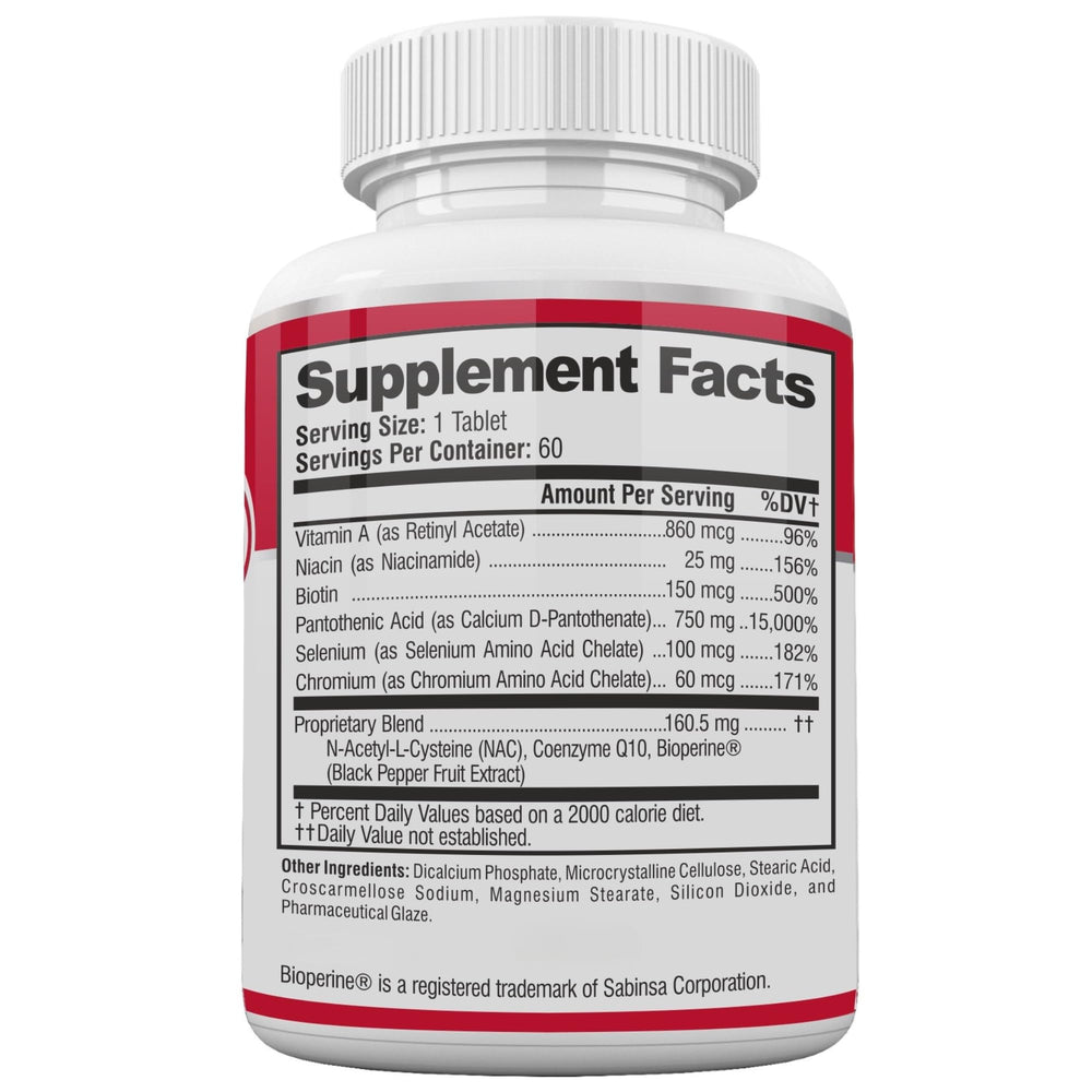 Acnetame acne pills tablets on surface with dosage reminder