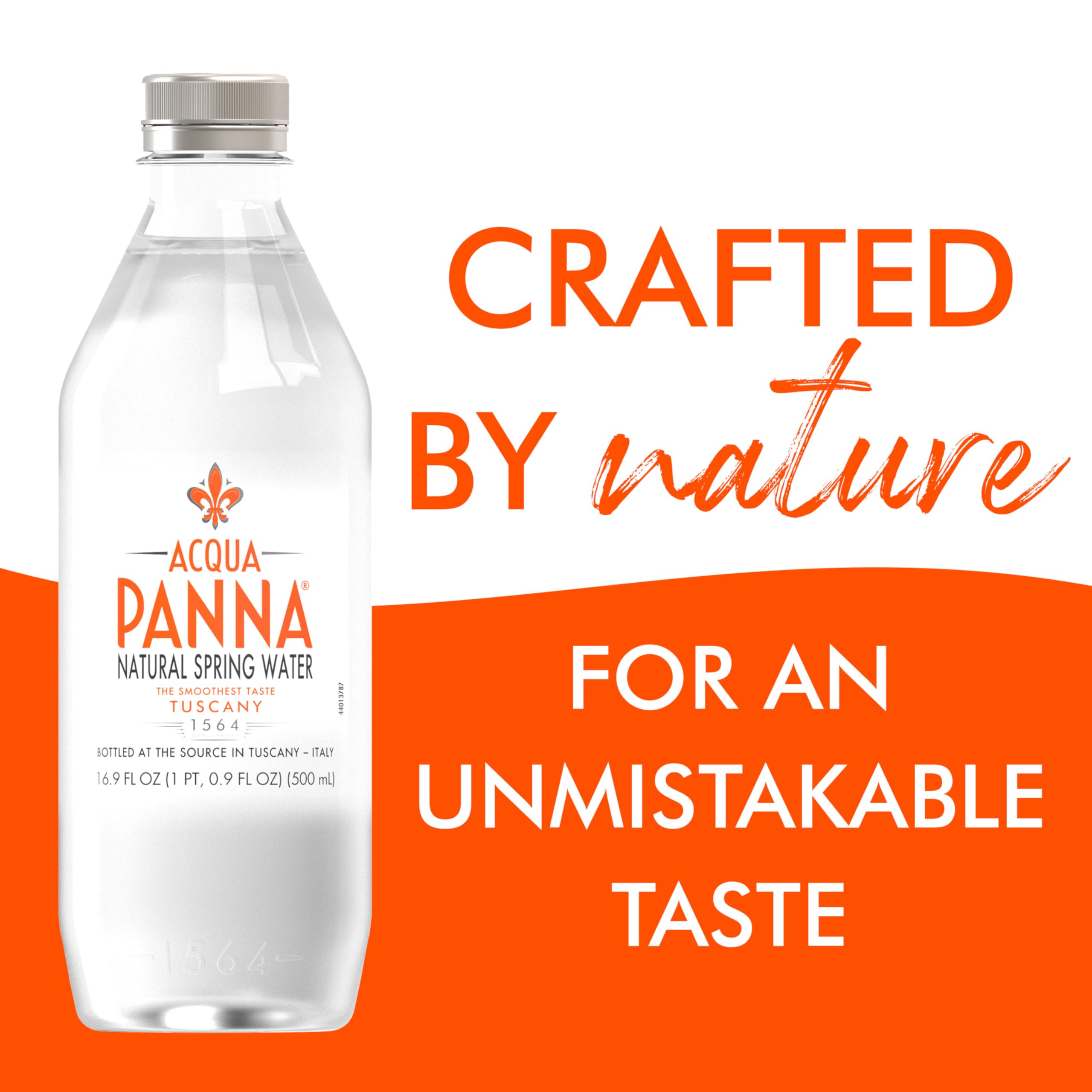 Acqua Panna naturally balanced minerals delivering a clean, refreshing taste