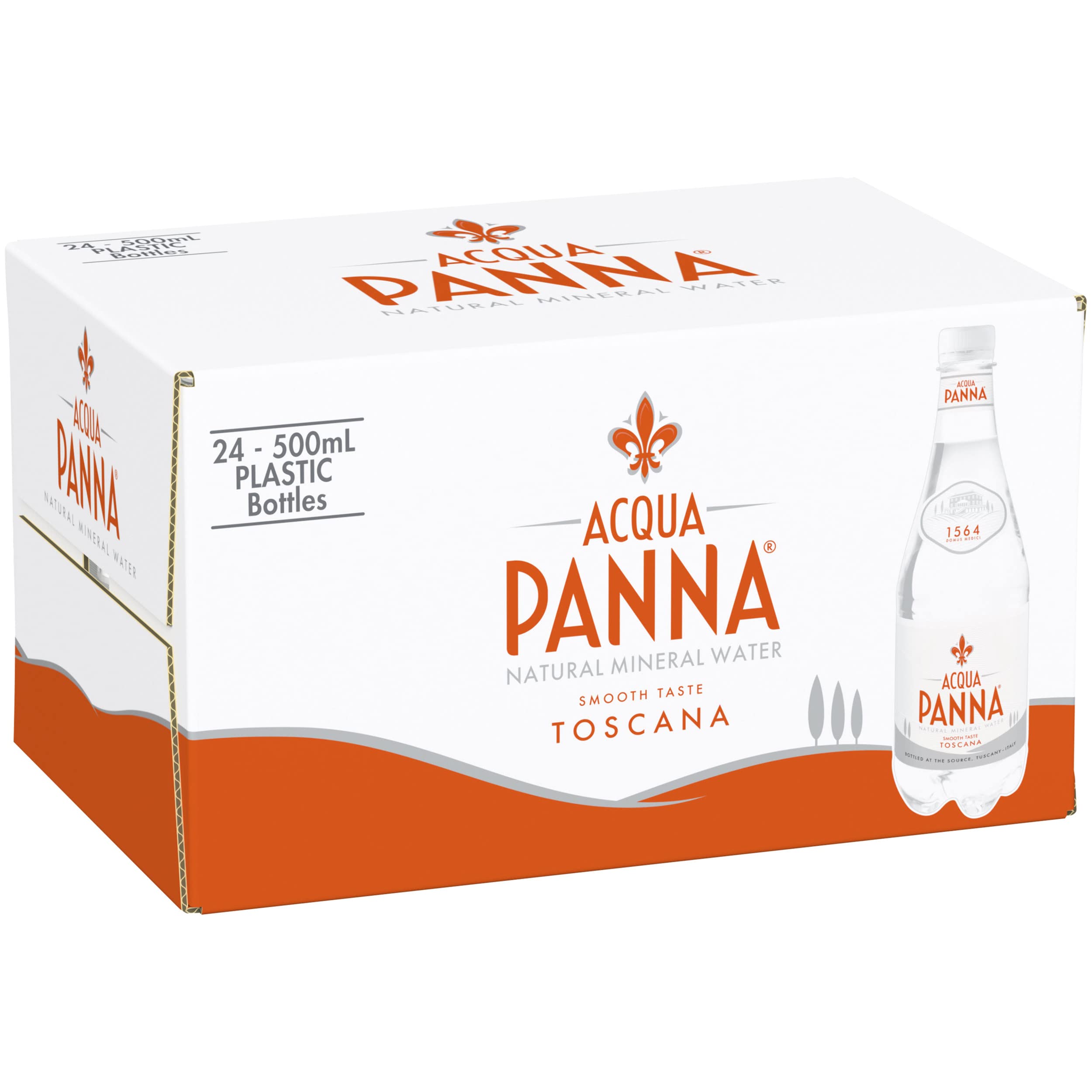 Acqua Panna on-the-go 16.9 oz bottles for portable hydration