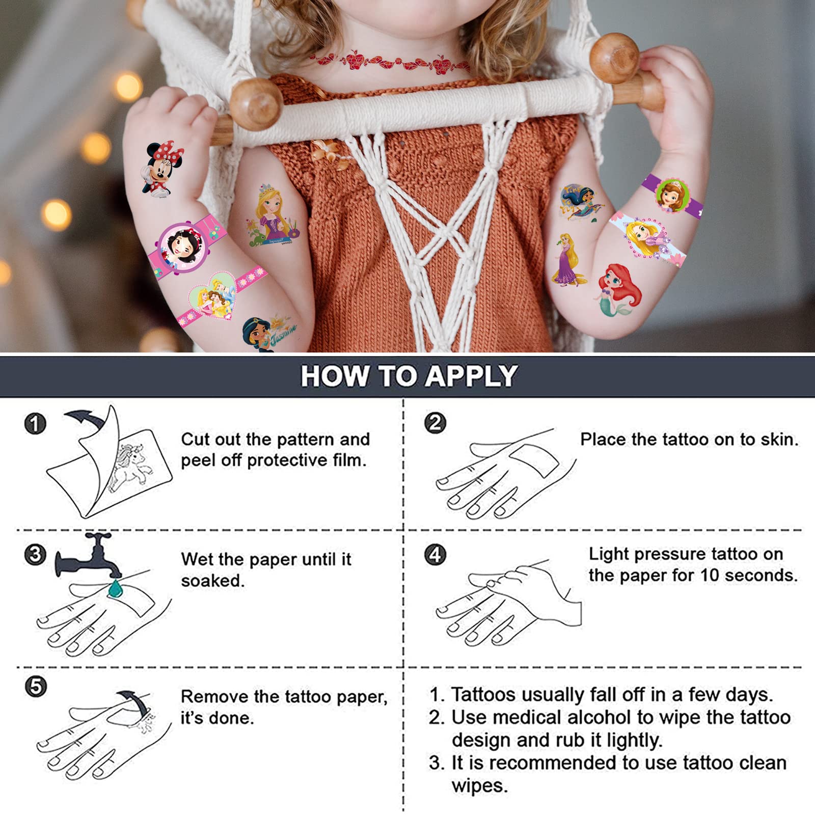 ACSAUMMY Kids party favors: versatile princess designs for celebrations and dress-up.