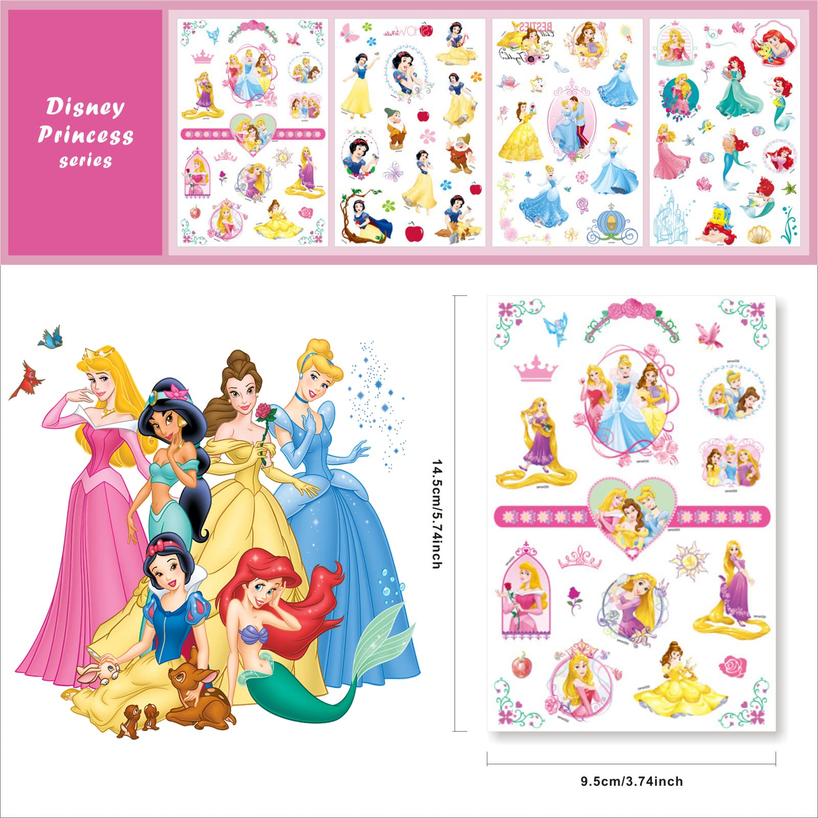 ACSAUMMY Mickey-style tattoos for kids: playful stickers perfect for party favors.