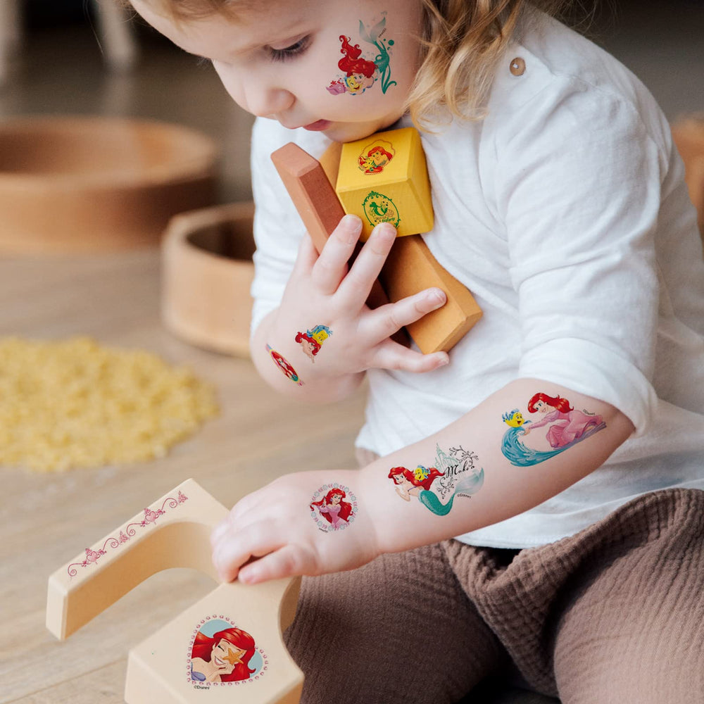 ACSAUMMY Princess party decor tattoos: collectable patterns to brighten classrooms and bedrooms.