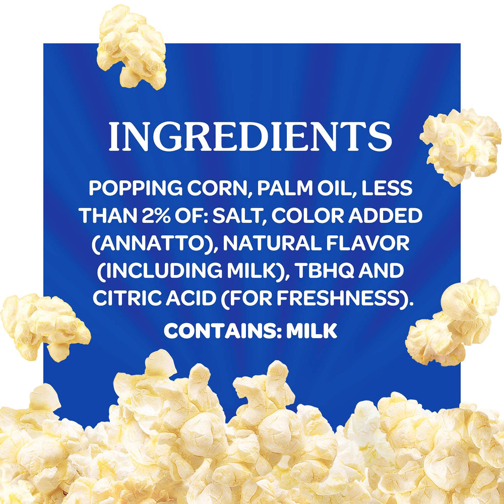ACT II packaging highlights a twelve-bag value and convenient snacking.