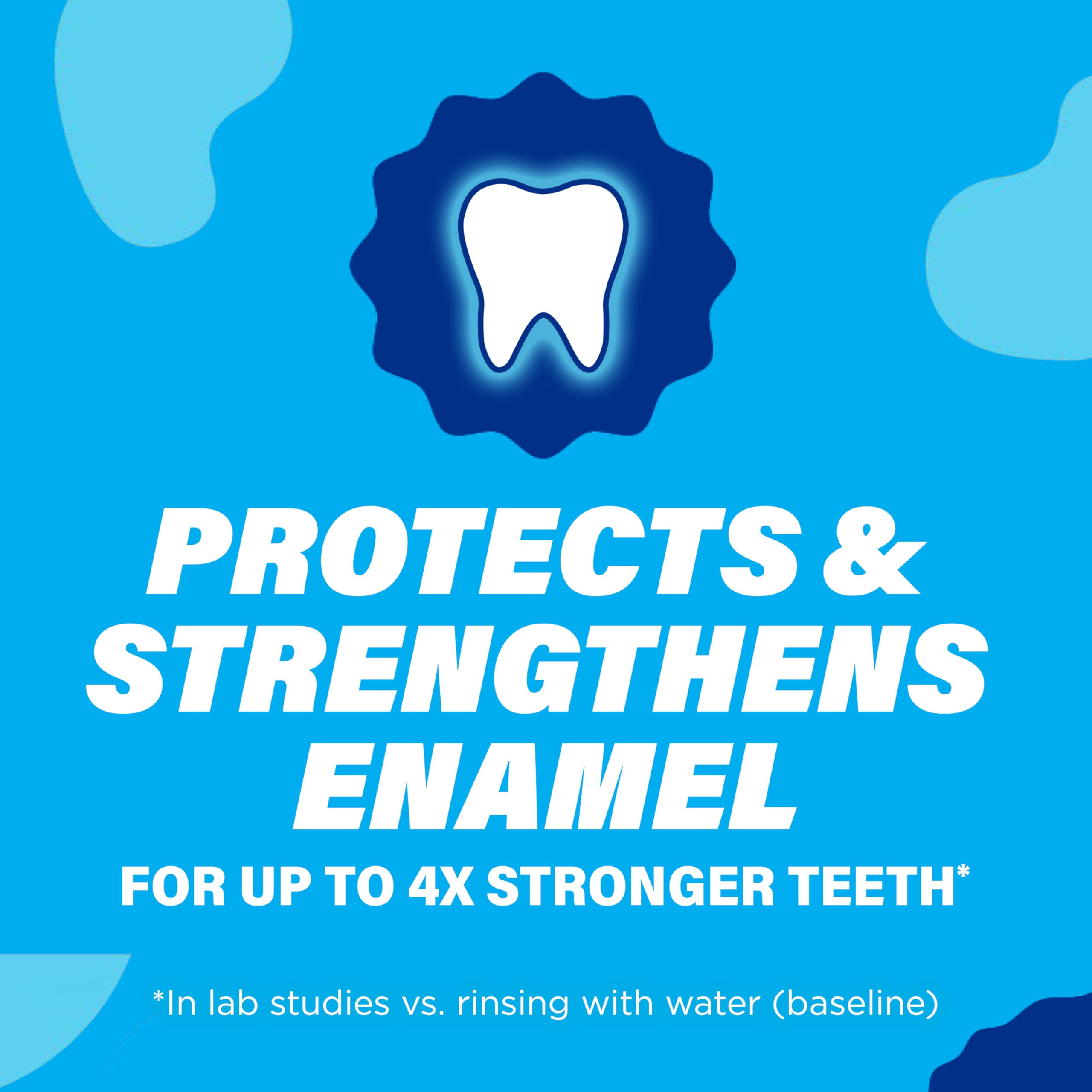Daily use instructions for ACT Kids Anticavity Mouthwash with one-minute rinse.