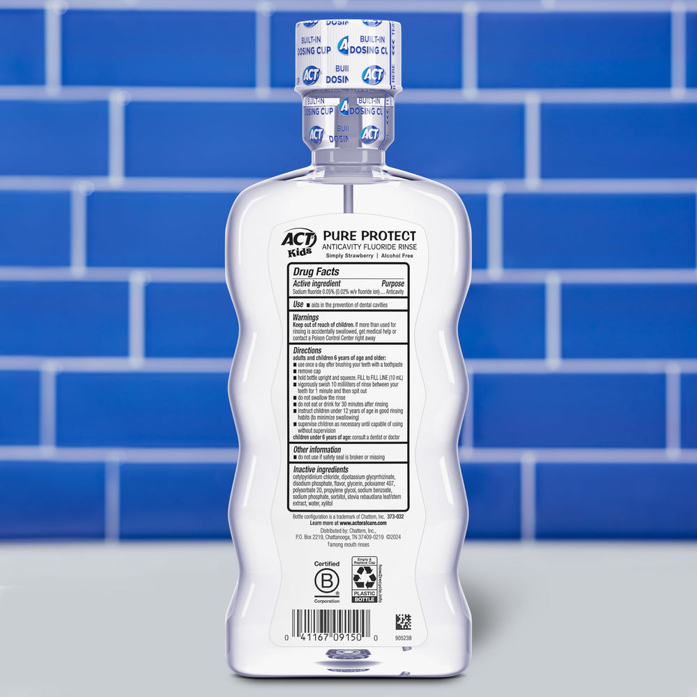 ACT Kids pack of 3 mouthwash boxes offers value and consistent care