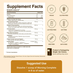 ActivatedYou Morning Complete stirred in warm water for a soothing ritual.