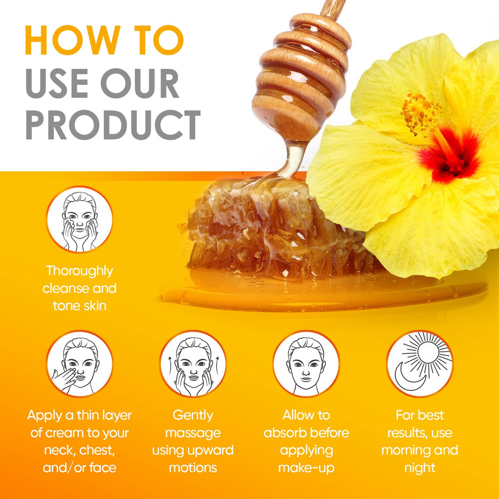 Spa-inspired routine setup featuring Hibiscus and Honey Cream.