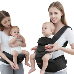 Acumas baby carrier hip-seat with 6-in-1 carry options for growing babies.