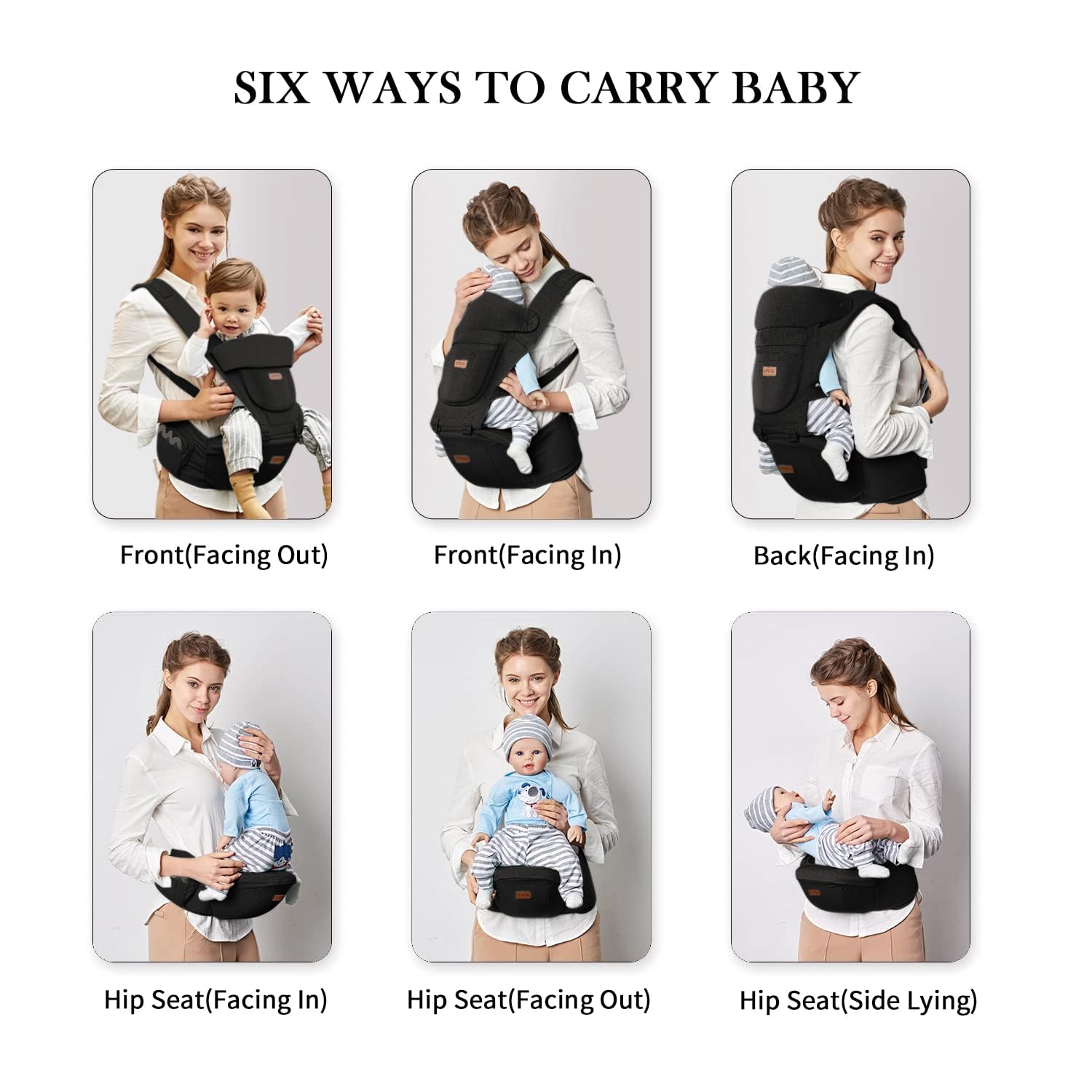 Acumas wide shoulder straps and waistband ease caregiver fatigue.