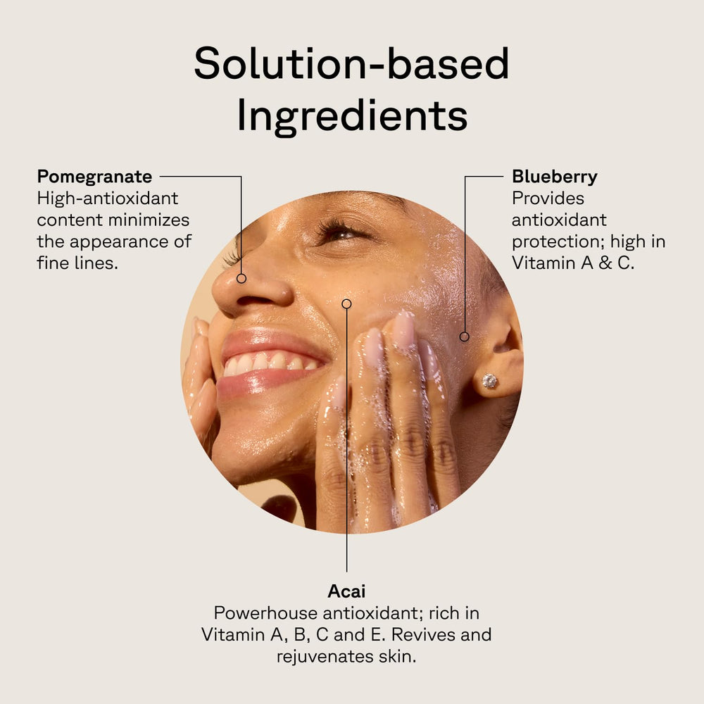 Acure Cleansing Gel packaging emphasizing vegan sulfate free formula