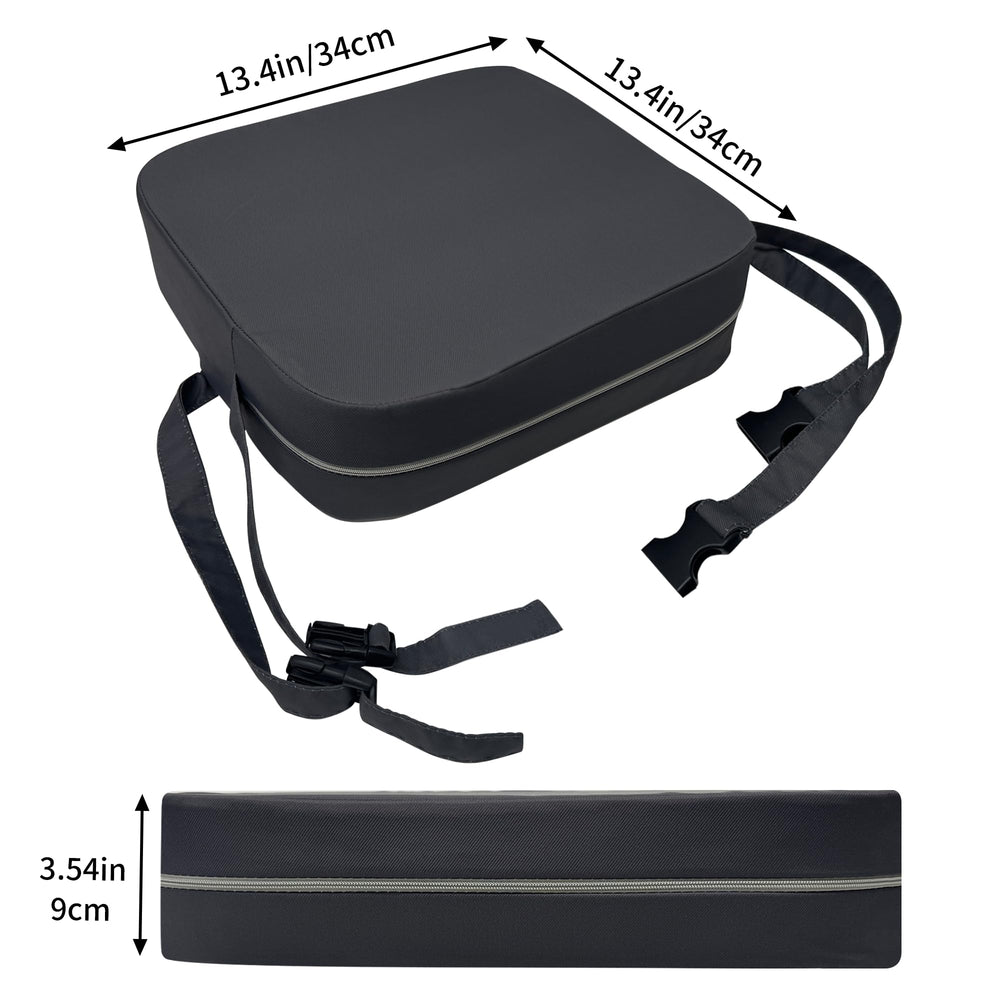 Acxseo Toddler Booster Seat foam-cushion highlights 3.5-inch comfort.