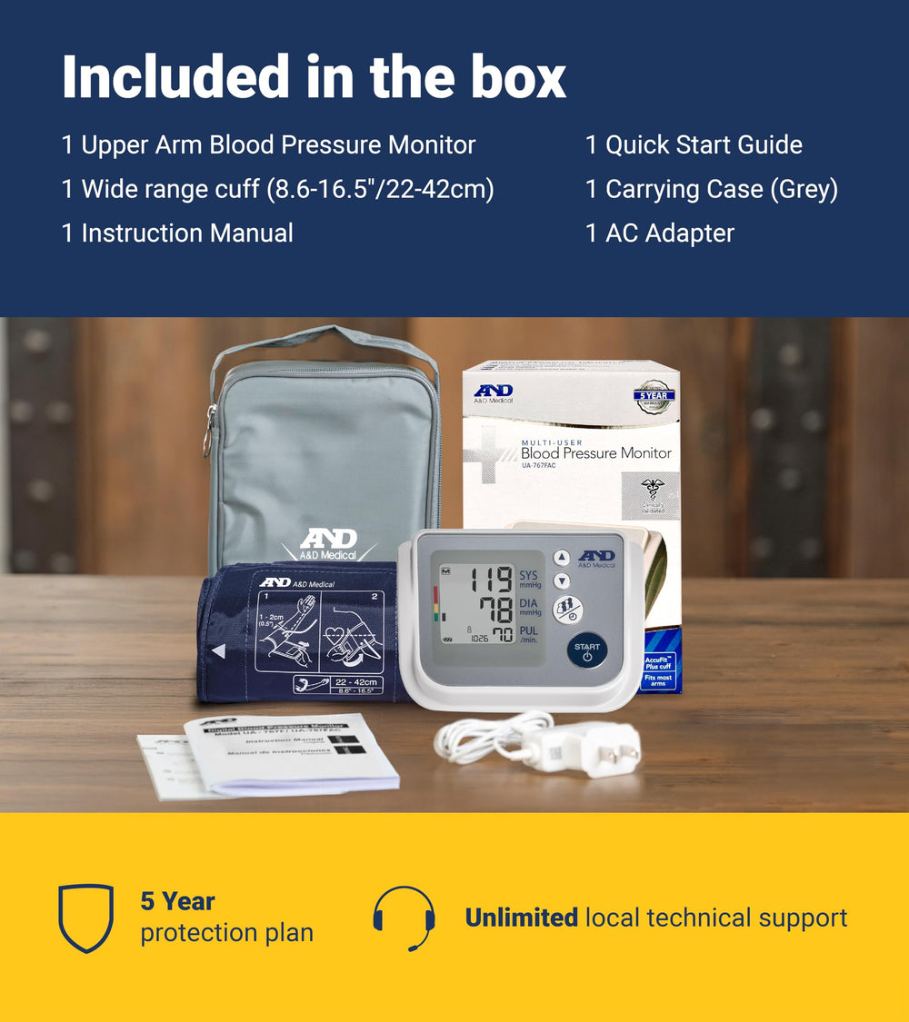 AC adapter included for reliable power during daily use.