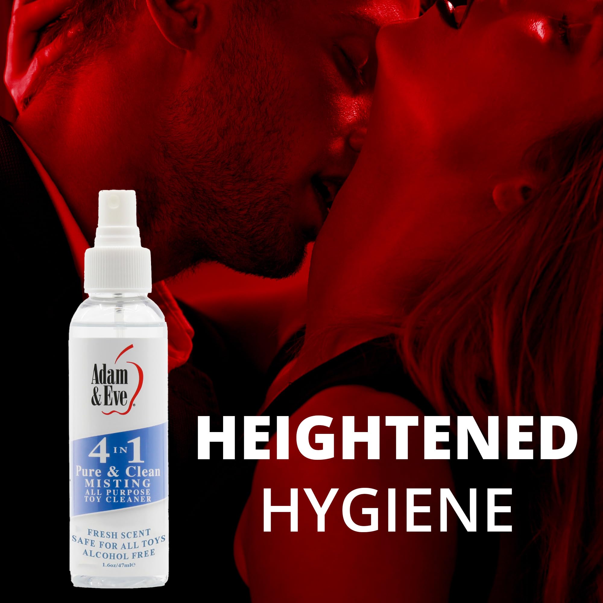 Adam & Eve safe cleaning on silicone and glass toys preserves material integrity.