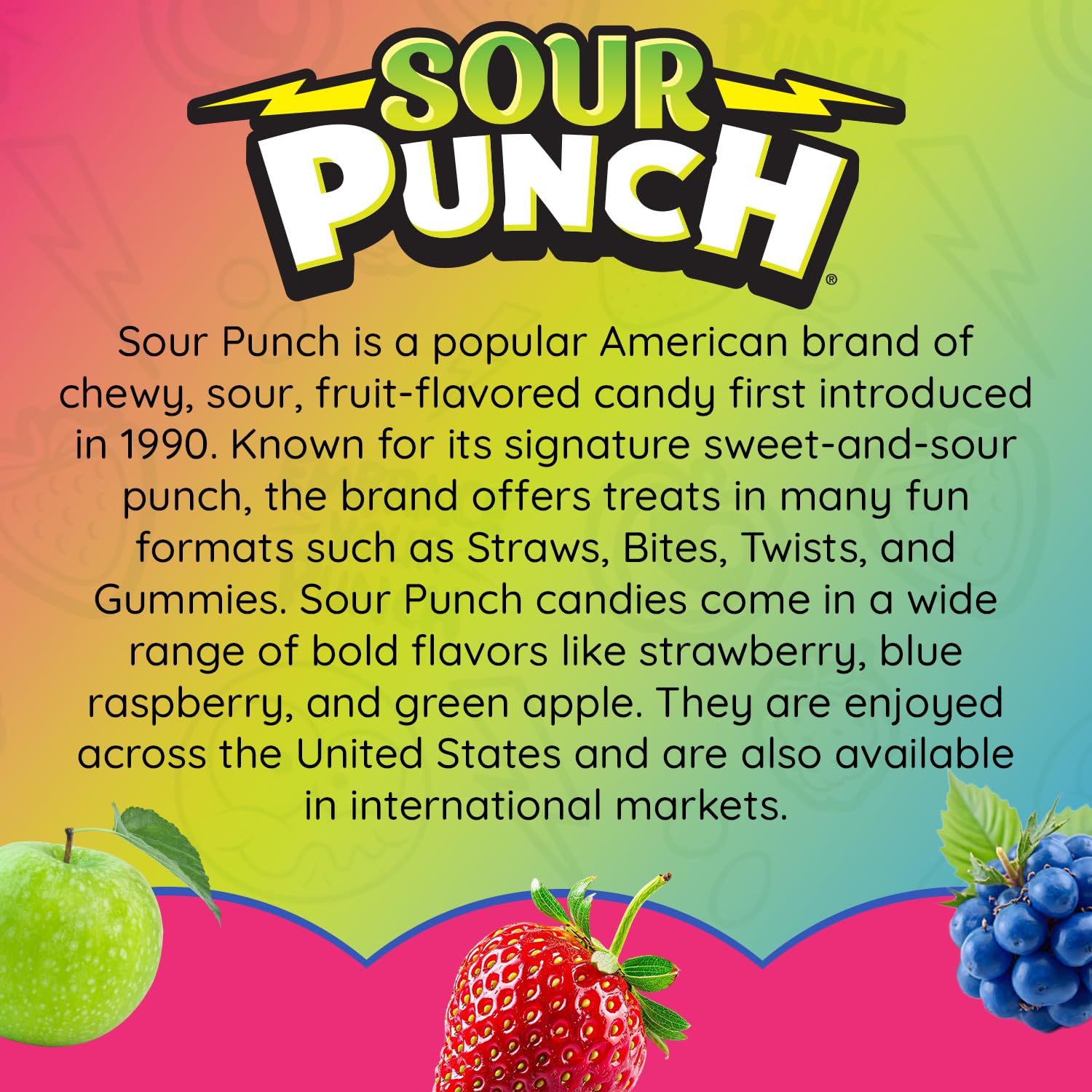 Adams & Brooks Sour Punch Lollipops bag pack ready for gatherings.