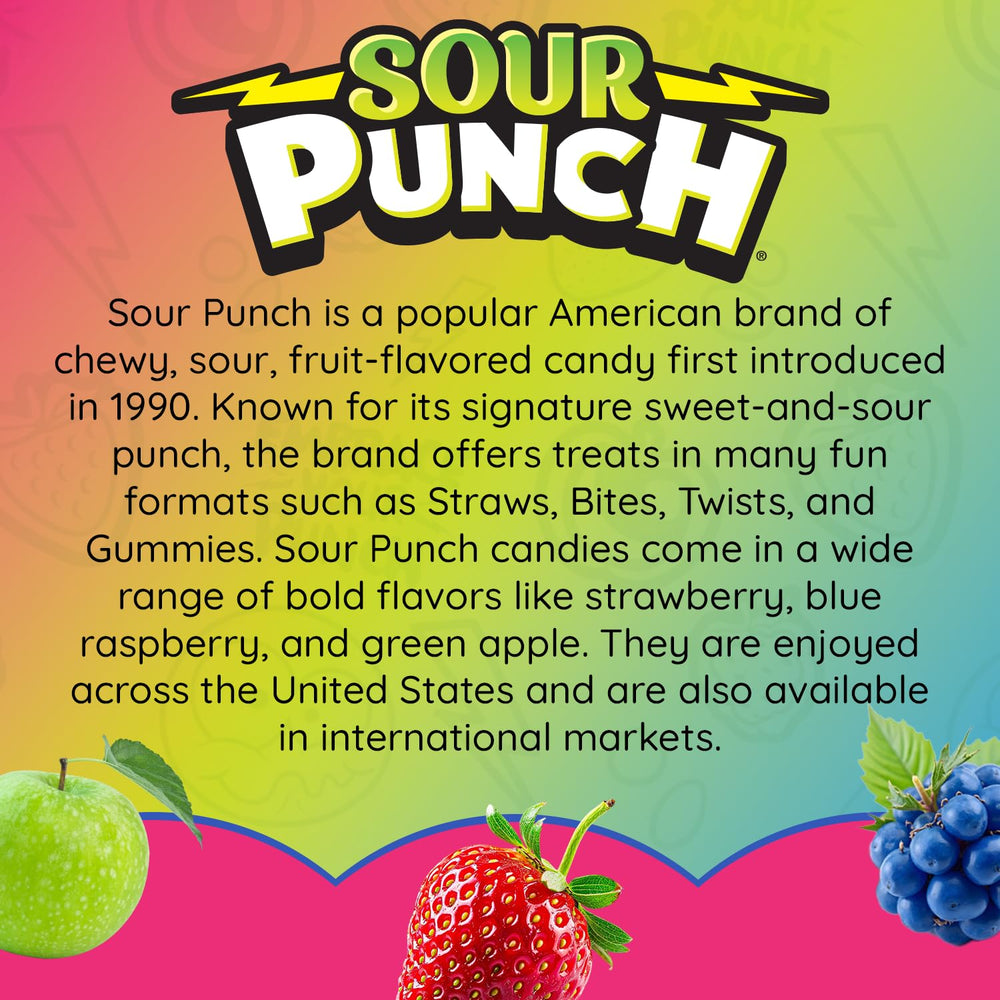 Adams & Brooks Sour Punch Lollipops bag pack ready for gatherings.