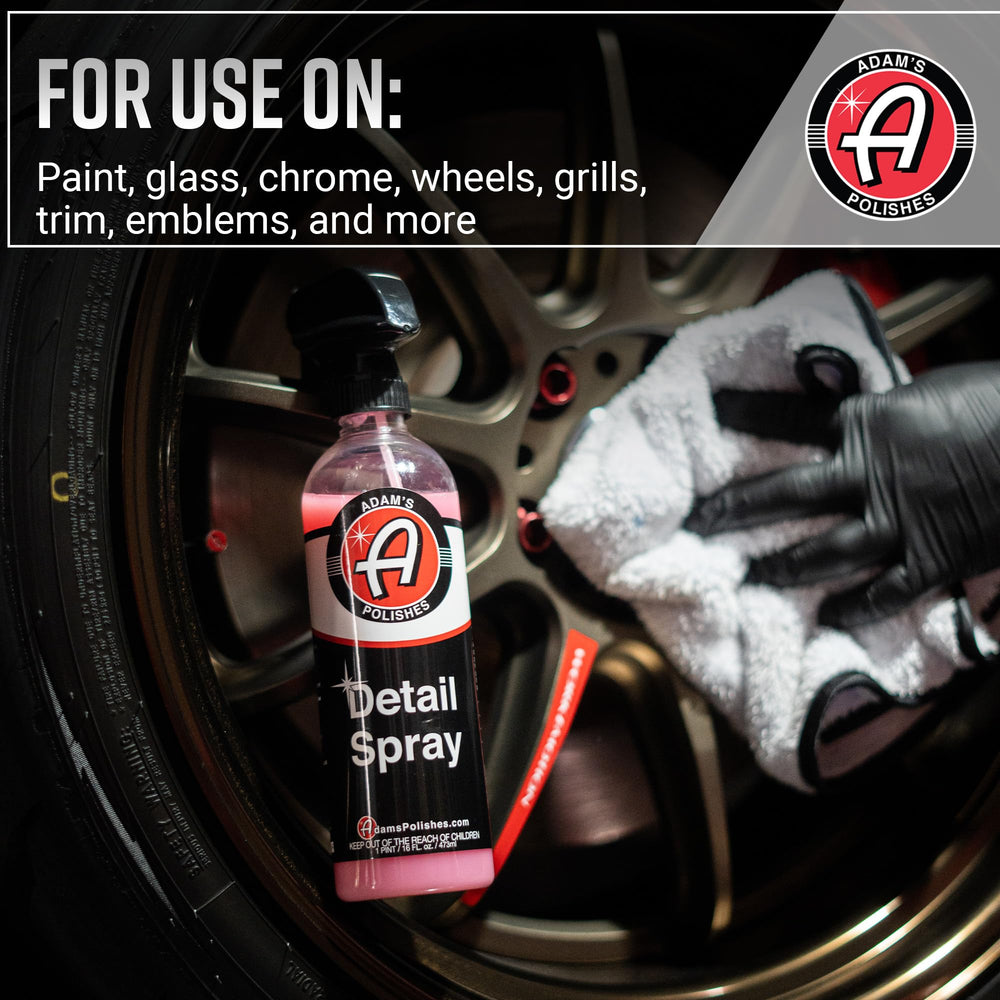 Adam's Detail Spray 2-Pack showroom shine for car shows.