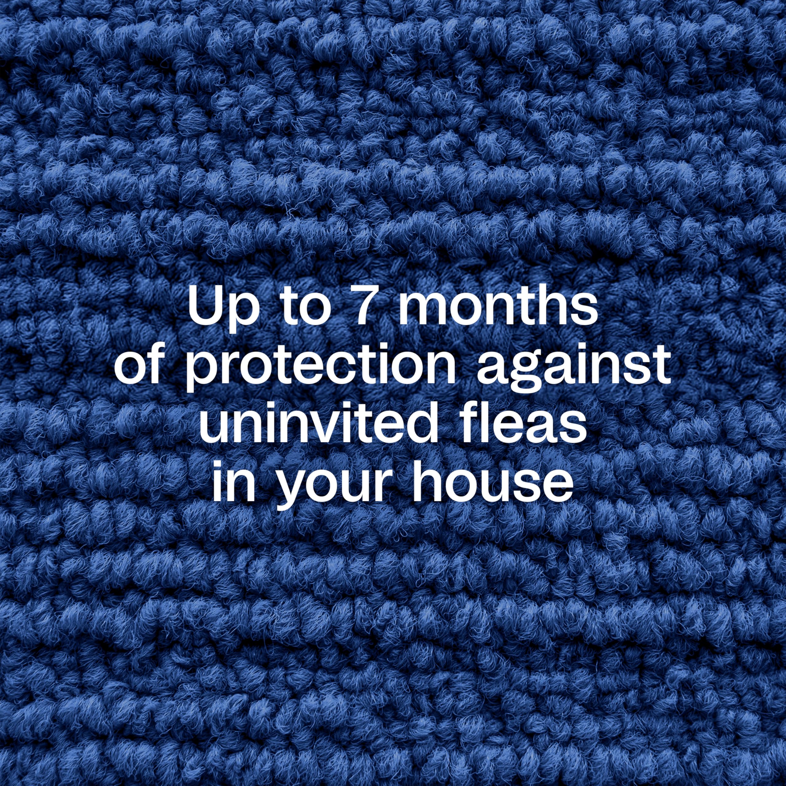 ADAMS Flea & Tick Home Spray label close-up shows fragrance-free, non-staining formula