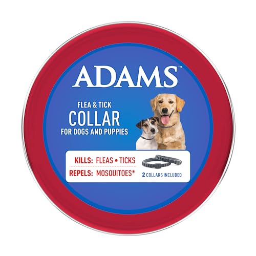 All-season pest defense for pets with ADAMS flea and tick collar.