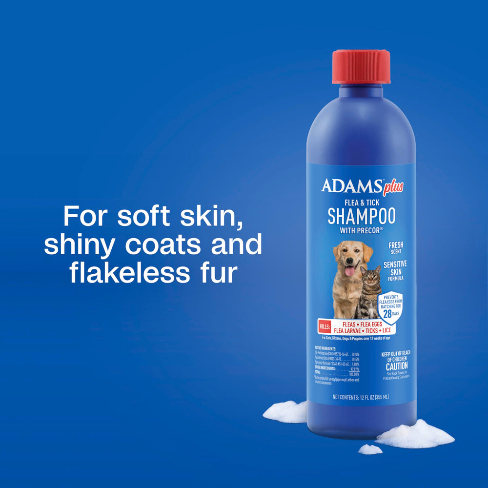 ADAMS Plus light fragrance on pet conveys fresh scent