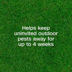 Lawns treated with ADAMS Plus Yard Spray; coverage up to 5,000 square feet.