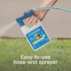 ADAMS Plus Yard Spray protects against fleas and ticks outdoors.
