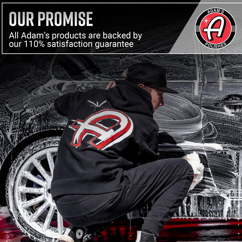 Rinse clean, leaving a spot-free finish with Adam's Polishes Car Wash Shampoo