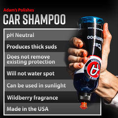 Foam gun application using Adam's Polishes Car Wash Shampoo with thick suds