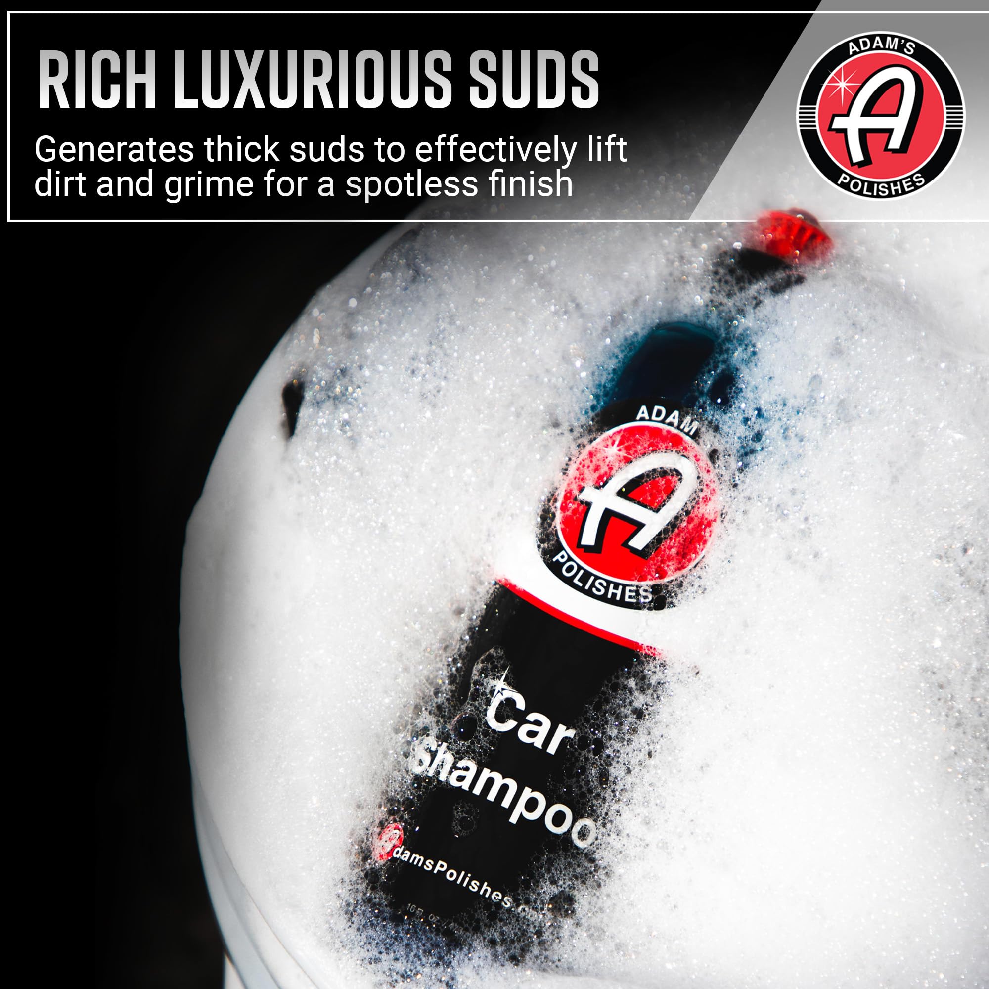 USA-made Adam's Polishes Car Wash Shampoo formulation