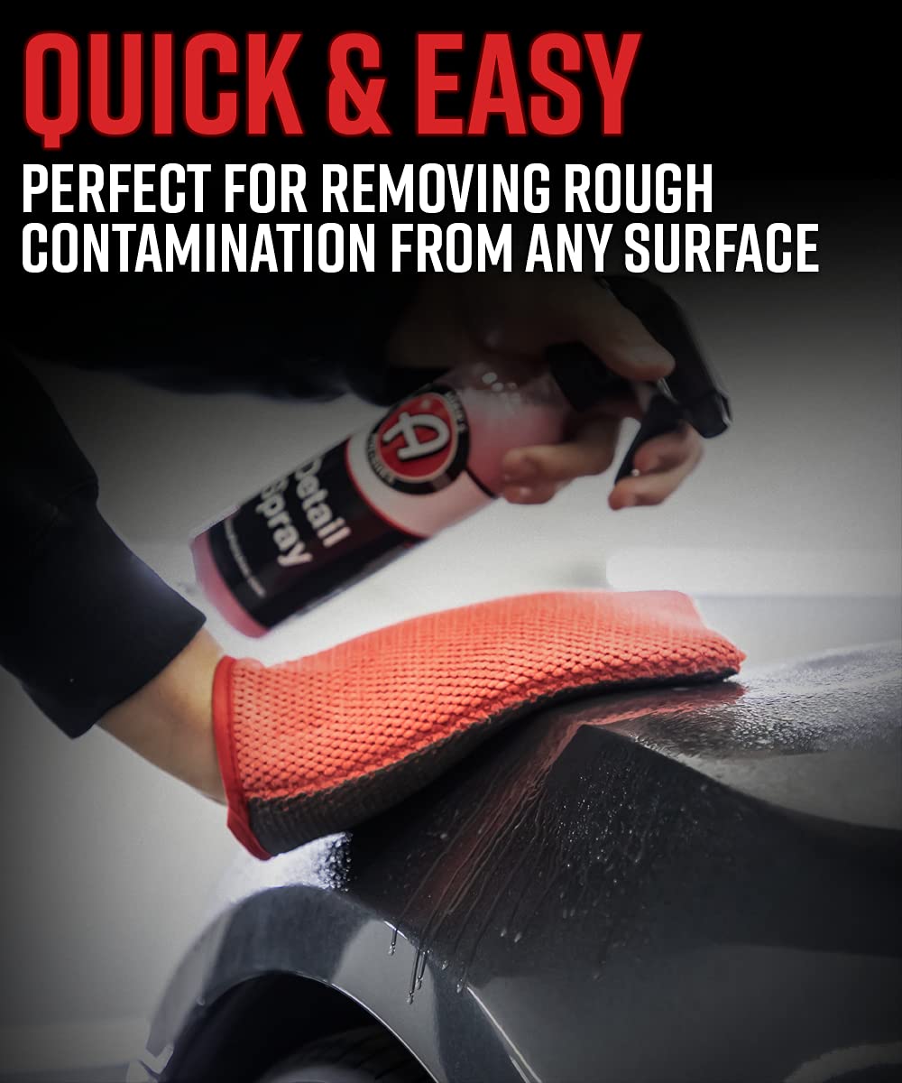 Adam's Polishes Clay Mitt decontaminating painted surface with deposits removed
