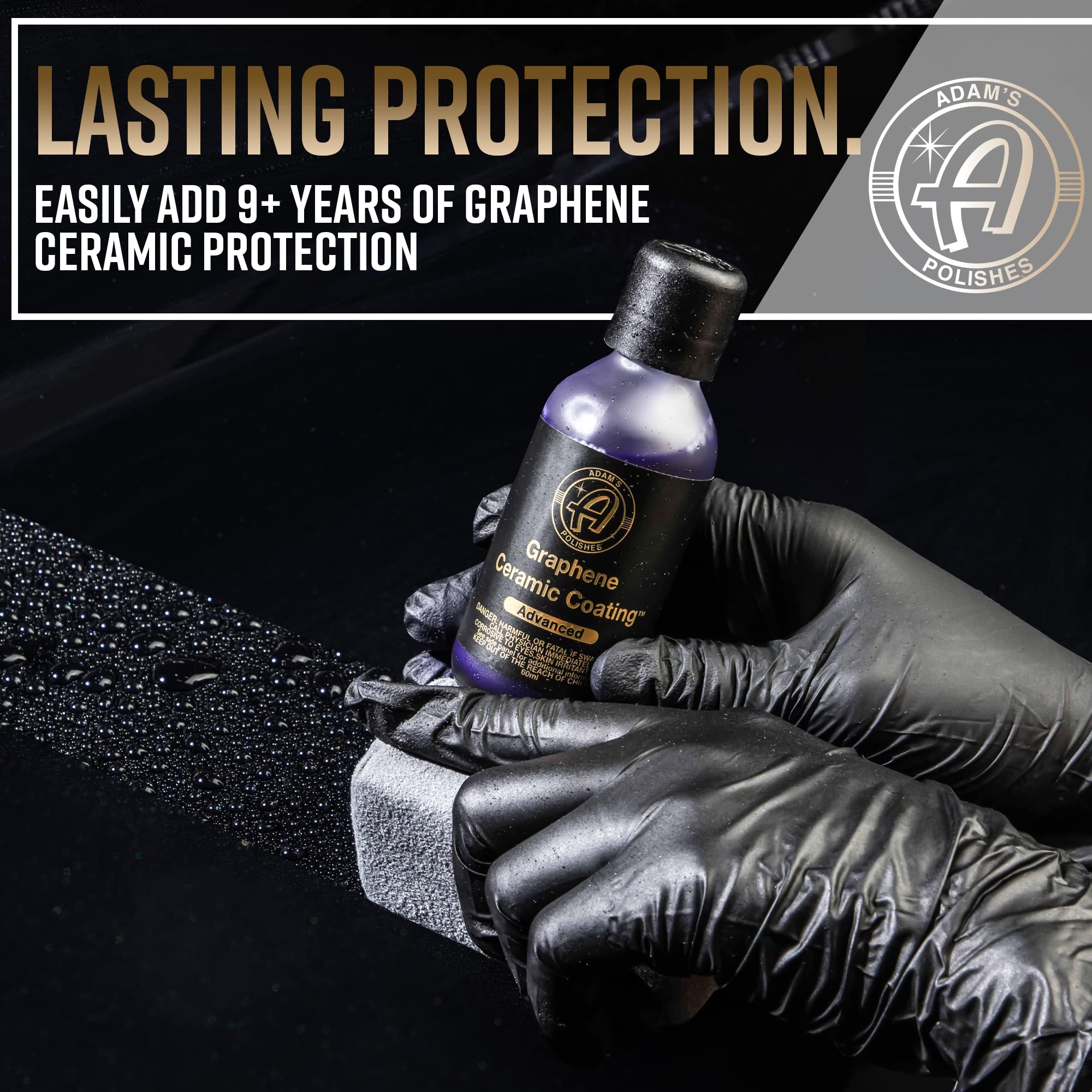 Adam's Graphene coating enhances scratch resistance and long‑lasting protection