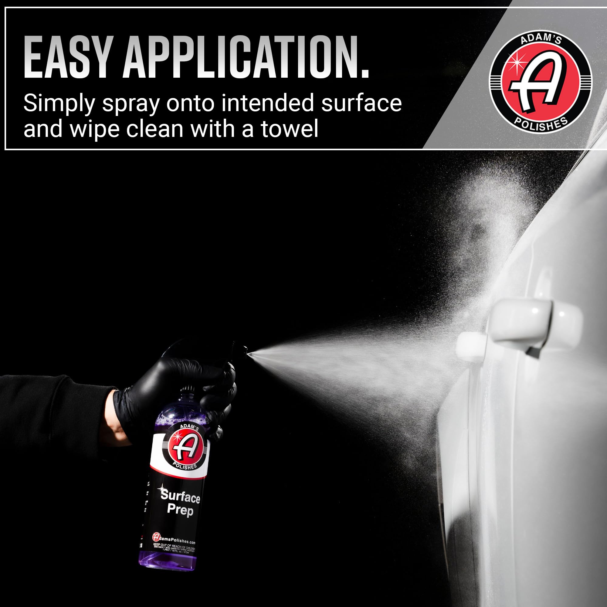 Adam's Polishes Surface Prep after clay bar stage supports coating bonding.