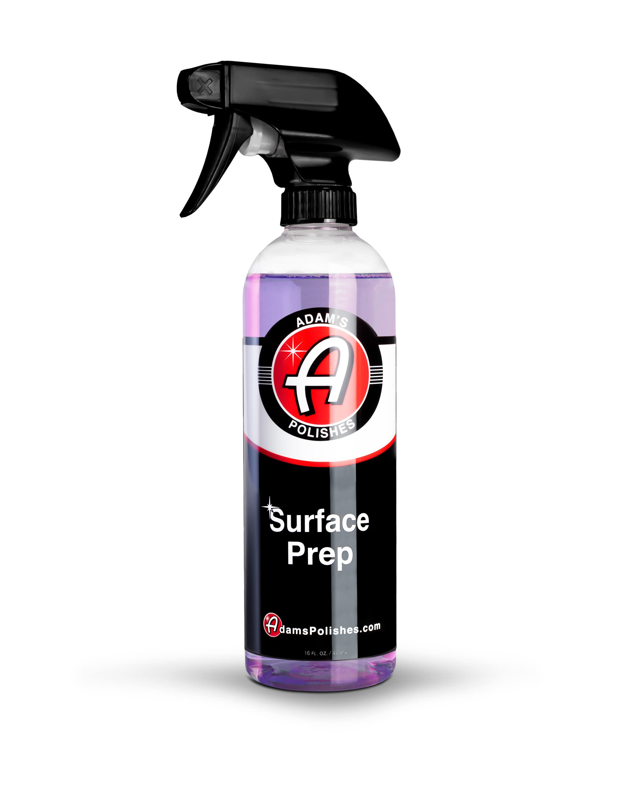 Adam's Polishes Surface Prep bottle top view, ideal for fast prep before coatings.