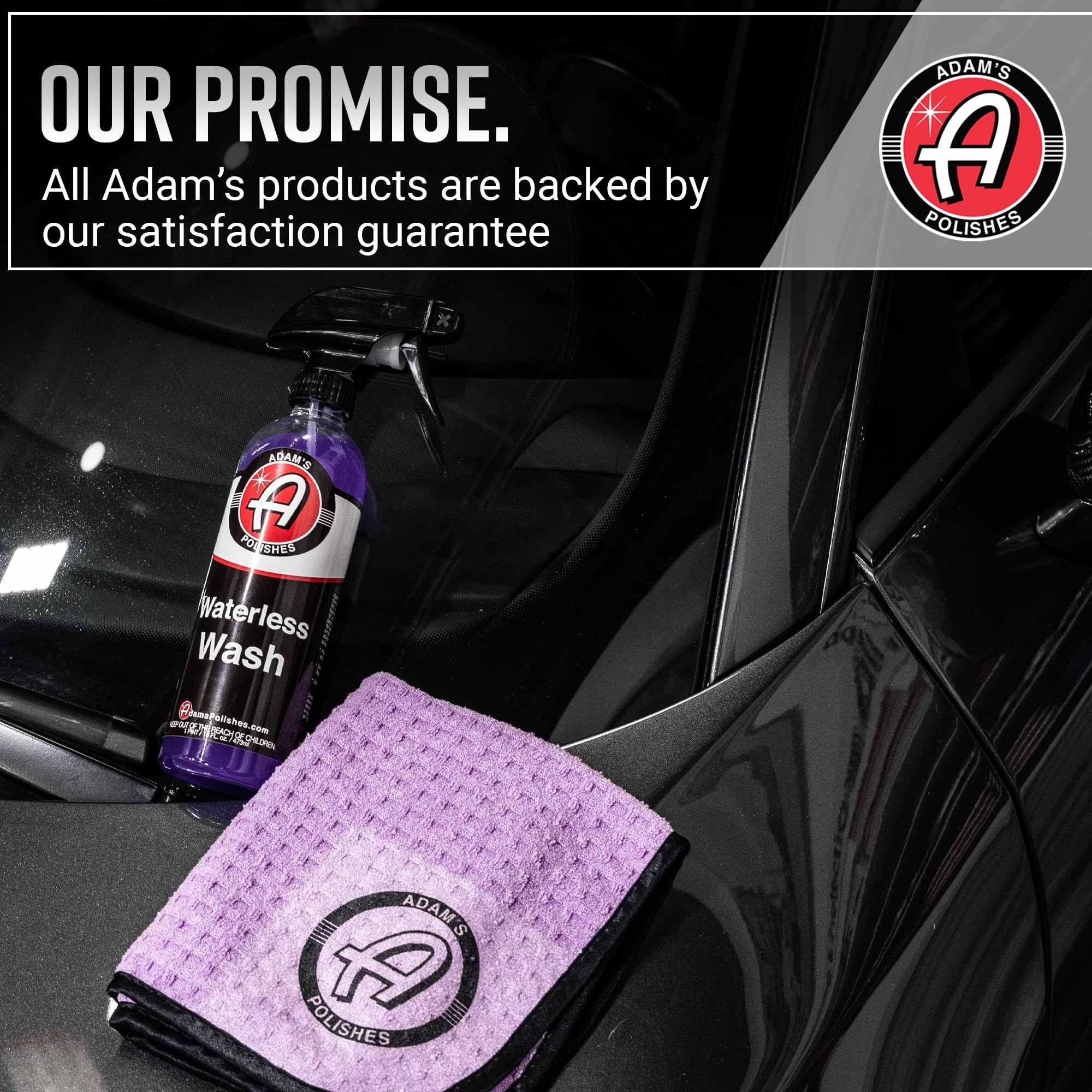 Adam's Polishes Waterless Wash versatile for car boat motorcycle detailing