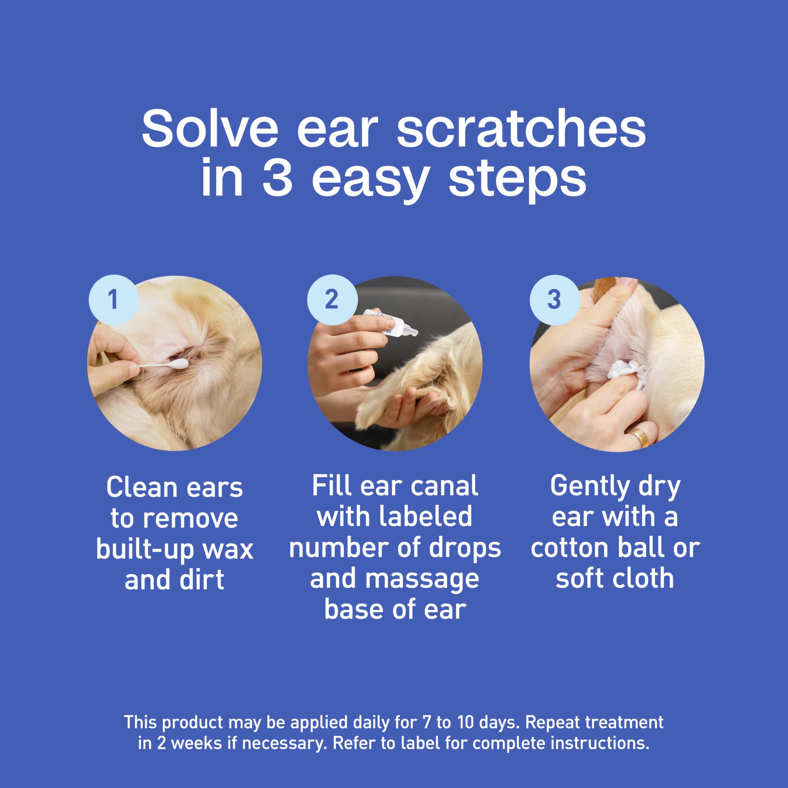 ADAMS Traitement Mite Oreille – solution rapide et simple à utiliser.