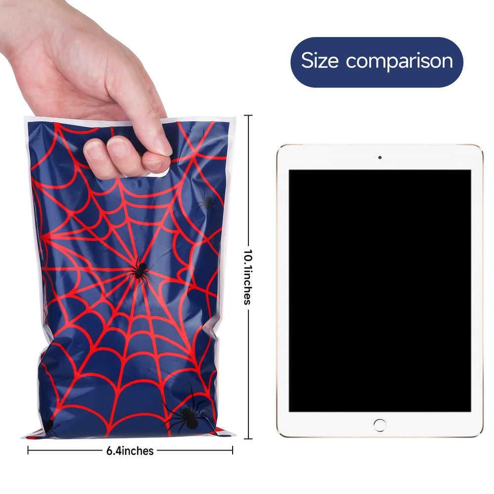ADARRO spider web bags blue design, perfect for small toys and goodies