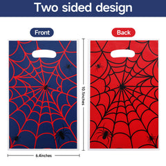ADARRO spider web bags blue design, party-ready candy bags
