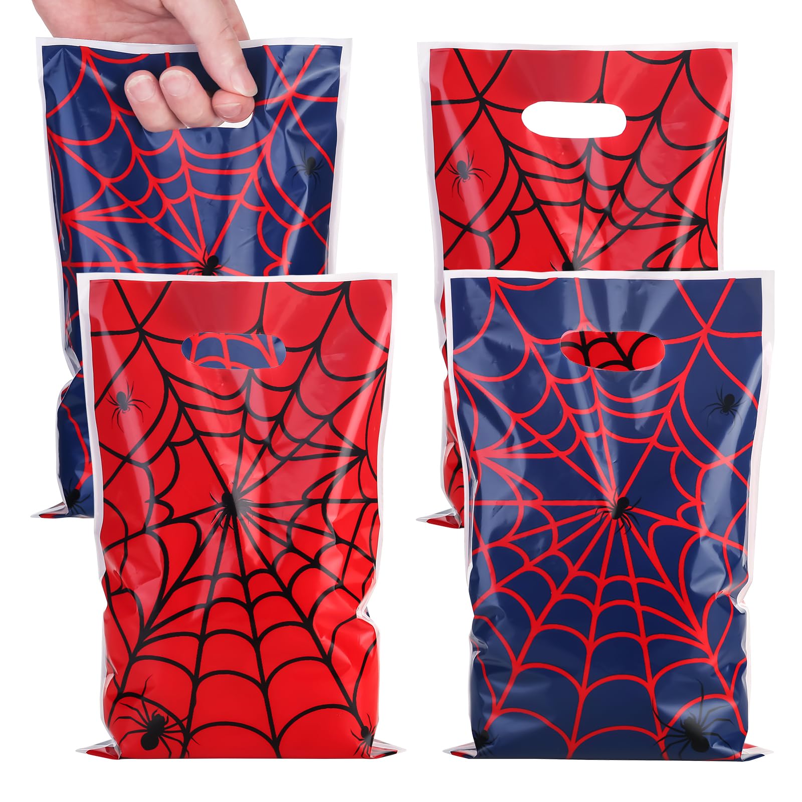 ADARRO spider web bags red design, ideal for birthday candy favors