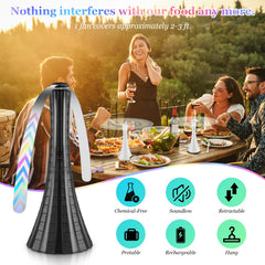 Adawook two-part table fan design saves space for easy storage.