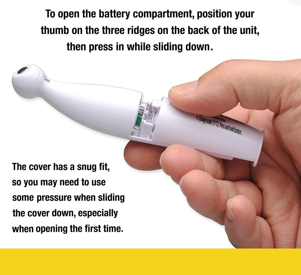 ADC Adtemp 427 batteries included for immediate use.