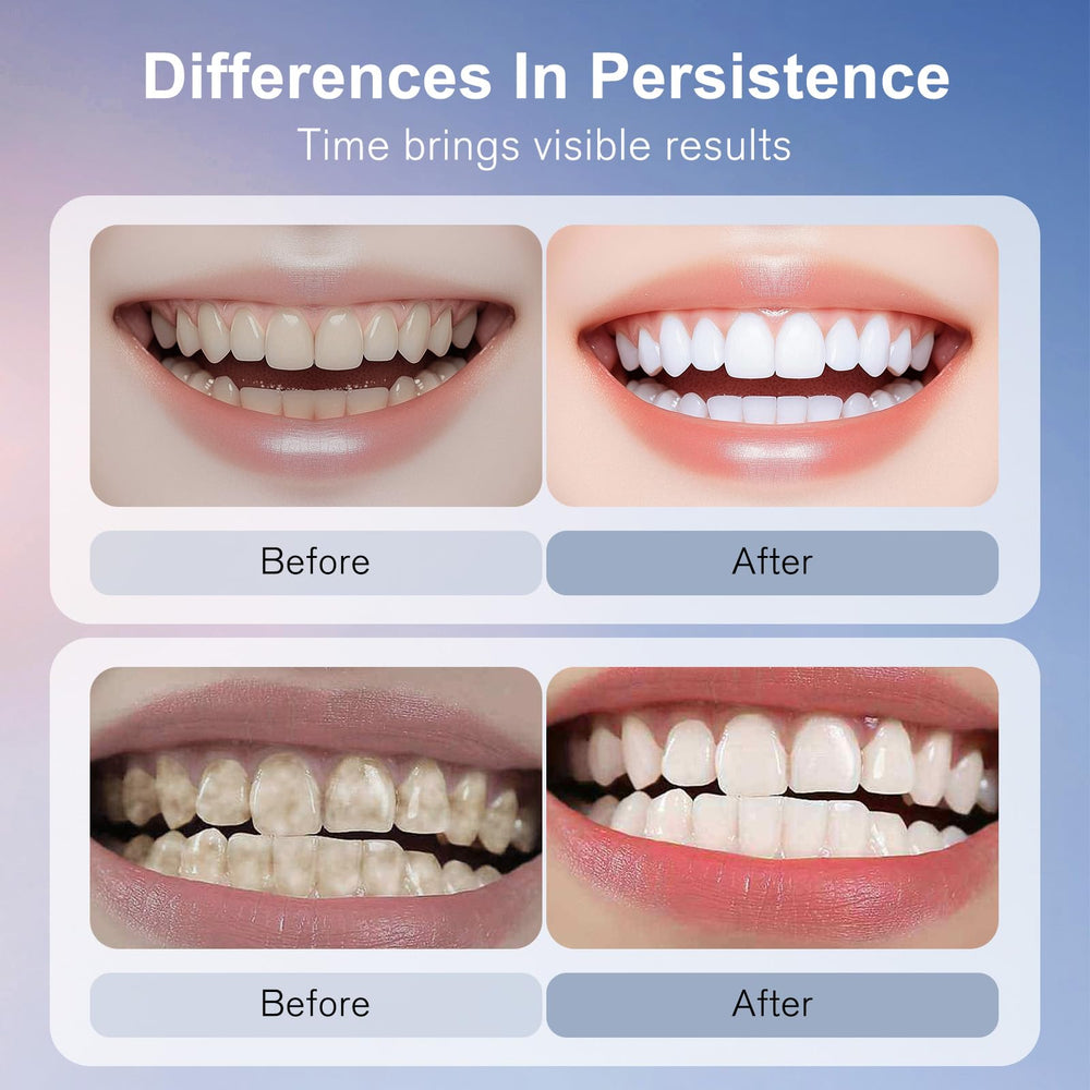 Brushed teeth smile with Addrich Niacinamide Toothpaste for fresh breath potential.